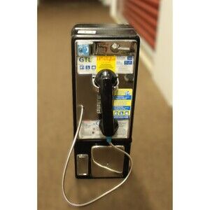 Vintage GTL Payphone Pay Phone Volume Push Button 80's 90's Man Cave Garage Deco